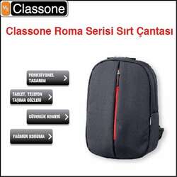 13-14'' Roma Serisi Medium Siyah Notebook Srt €antas - Thumbnail