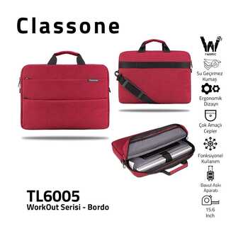 15.6 Inch Laptop,Notebook Çantası -Bordo