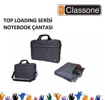 15.6'' Toploading Serisi Gri Notebook Çantası