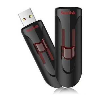 SANDISK USB Bellek SDCZ33-064G-G35 64GB Cruzer Fit USB 2.0 Siyah USB Bellek