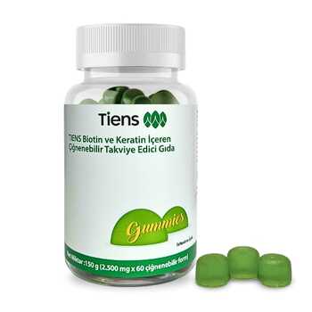 Biotin ve Keratin İçeren Çiğnenebilir Takviye Edici Gıda