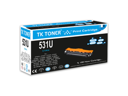 TK TONER 531U - CE411A - CC531A - CF381A ÜNİVERSAL 2,6K TONER MAVİ - Thumbnail